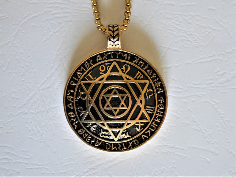 Talisman Hexagramme de Salomon//Amulette Puissante//Cadeau Original//Talisman de Salomon//Amulette//Esotérisme//Cadeau Homme//Cadeau Femme image 9