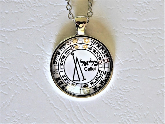 Talisman Magic Seal Of The Angel Caliel Protection - Angel Talisman Pendant Uk Talisman Magic Seal Of The Angel Caliel Protection - Angel Talisman Pendant Uk
