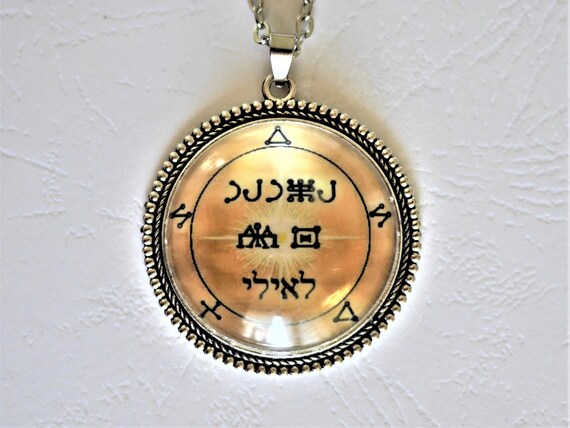 Talisman Magic Seal Of The Angel Yeliel Amulet - Angel Talisman Pendant Uk Talisman Magic Seal Of The Angel Yeliel Amulet - Angel Talisman Pendant Uk