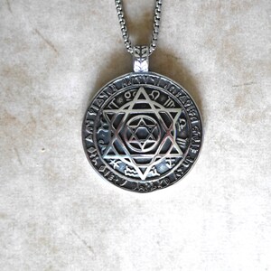 Talisman Hexagramme de Salomon//Amulette Puissante//Cadeau Original//Talisman de Salomon//Amulette//Esotérisme//Cadeau Homme//Cadeau Femme image 2