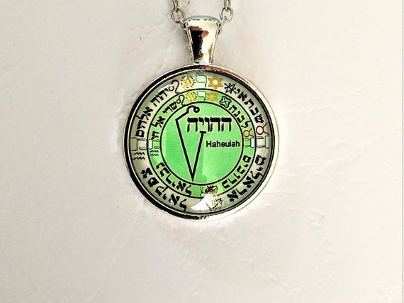 Talisman Magic Seal Angel Haheuiah Of Angels Archange Amulet - Angel Talisman Pendant Uk Talisman Magic Seal Angel Haheuiah Of Angels Archange Amulet - Angel Talisman Pendant Uk