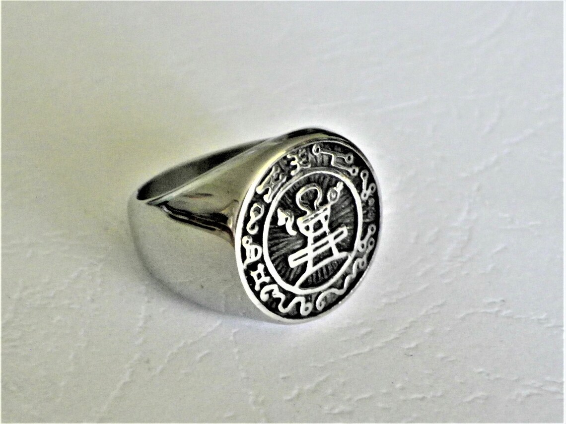 Signet Ring Secret Seal of Solomon //seal of - Etsy