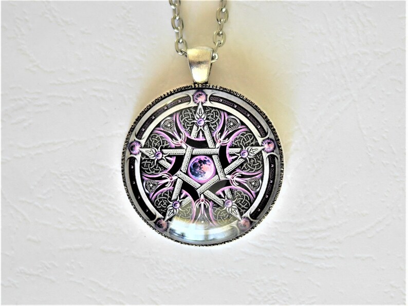 Talisman Pentagramme Onyx//Talisman//Cadeau Homme//Cadeau Femme//Pentagramme//Amulette Magique//Amulette de Protection//Amulette//Pendentif zdjęcie 7