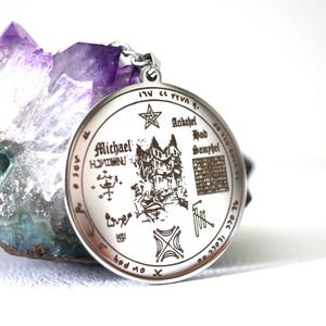 Talisman Seal of Psalm 15 of David/Night Protection Amulet/Kabbalistic Pentacle/Esotericism/White Magic/Esoteric Pendant