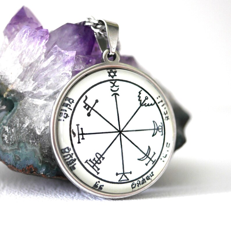 Talisman 7th Pentacle of Jupiter/Talisman of Protection and Wealth/Pentacle of Solomon/Esotericism/Clavigules of Solomon/Amulet Blanc