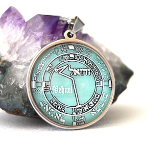 ヴェウエル天使シールタリスマン/ヴェウエル天使/ヴェウエル天使タリスマン/保護アミュレット/秘教/守護天使射手座/カバラの天使49