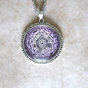 Talisman der 7 Erzengel //Talisman Salomos// Magisches Siegel//Pentagramm der Erzengel//Amulett//Esoterik//Geschenk für Männer//Geschenk für Frauen Bild 2