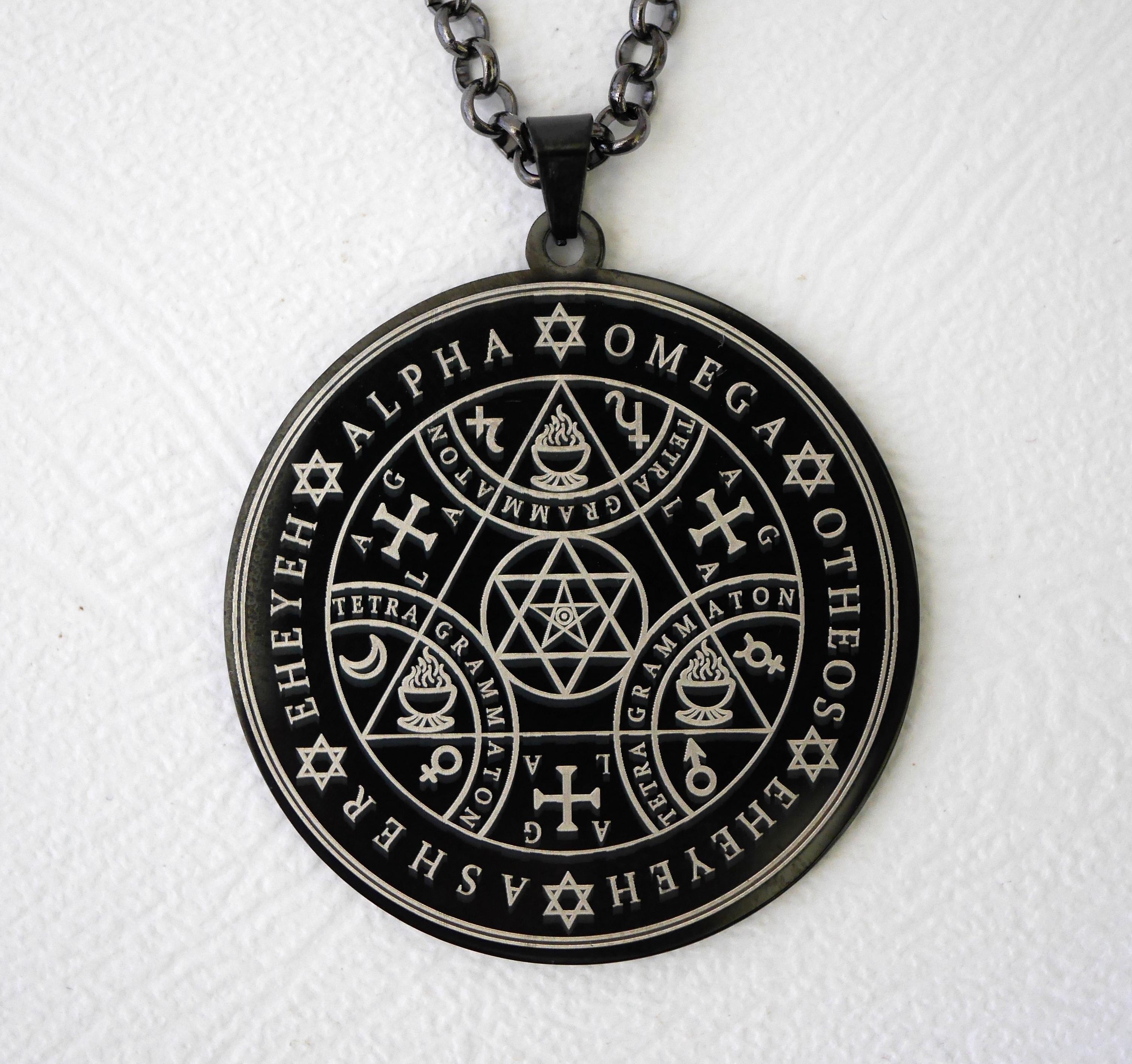 Talisman Grand Pentacle de Salomon/Pentacle de Protection et Réussite ...
