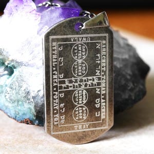 Table of the Spirits of the Earth – Talisman of the 7th Book of Moses, Invocation of Treasures, Esoteric Amulet, White Magic, Sacred Seal