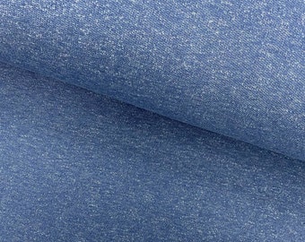 Roughened sweat fabric, mottled blue. Art. 5178/1107