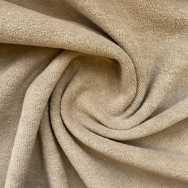 Frottee-Stretch, taupe