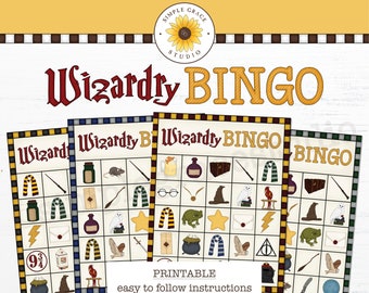 Wizardry Bingo ~Bingo ~ Bingo Cards ~ Bingo Game