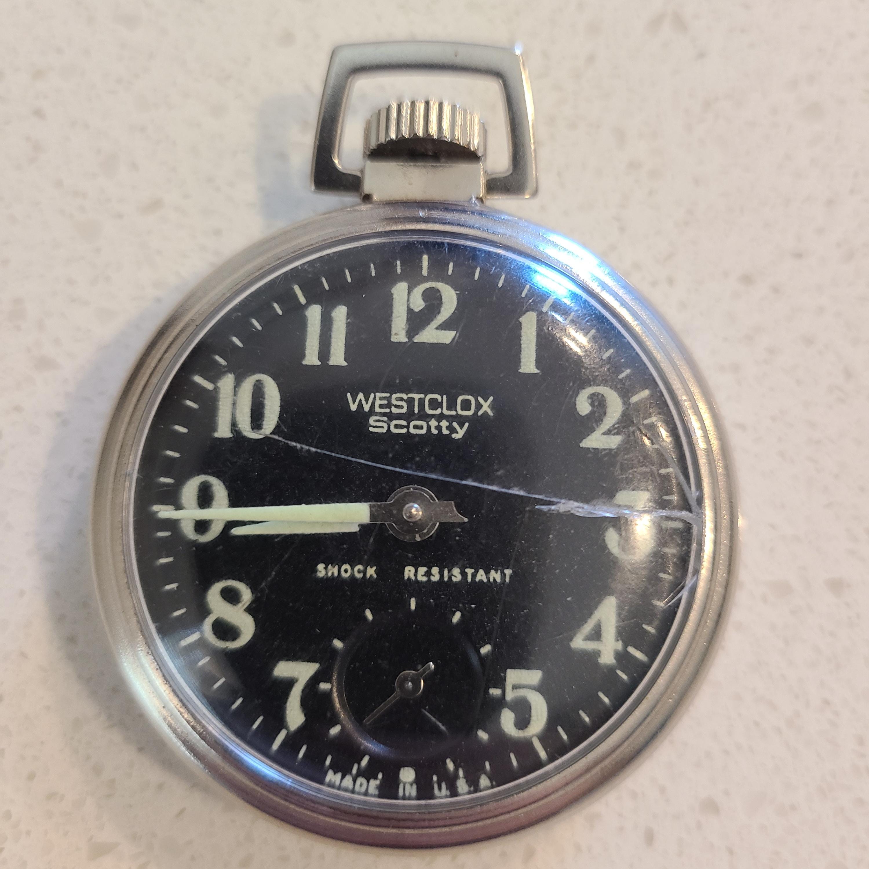 Westclox scotty pocket watch - Etsy 日本