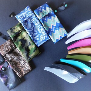 Waterproof Case for pStyle, Stand-to-Pee Device, Various Prints - Lightweight PUL Fabric, Handmade in USA from Majority Domestic Materials. image 3