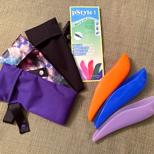 Original pStyle (Smaller) Model/Old School Design! NEW-Limited Supply. Stand-To-Pee Device & Waterproof Carrying Case - Small Scale USA Made