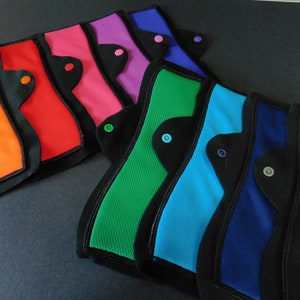 ALMOST-SOLD-OUT - *Jersey* Wicking Top 3-pack --- Multi-color, Pick the Size --- Cloth Pads for Menstruation or Bladder Leaks, Non-allergen