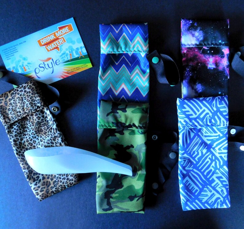 Waterproof Case for pStyle, Stand-to-Pee Device, Various Prints - Lightweight PUL Fabric, Handmade in USA from Majority Domestic Materials. image 8