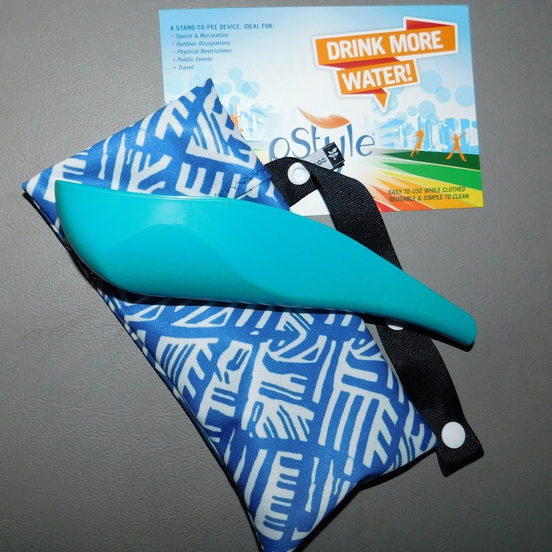 Waterproof Case for pStyle, Stand-to-Pee Device, Various Prints - Lightweight PUL Fabric, Handmade in USA from Majority Domestic Materials. image 2