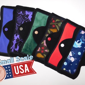 Panty Liners Multi-Pack: Choose 6&quot;, 8&quot; and/or 10&quot;  w/ your choice Jersey, Minky, Flannel - Breathable Protection, Easy Wash, Ultrathins ~USA