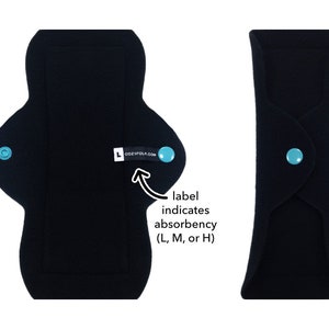 3 Cloth Pad Basic Starter Set. Mini Sampler Set from Cozy Folk LLC the best pads you can find image 5