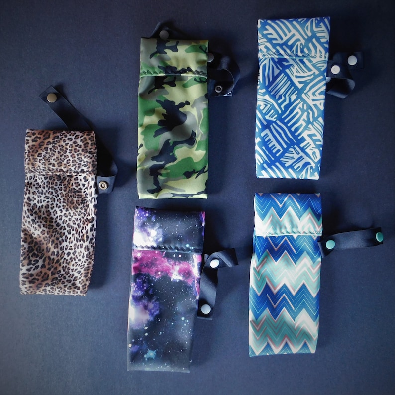 Waterproof Case for pStyle, Stand-to-Pee Device, Various Prints - Lightweight PUL Fabric, Handmade in USA from Majority Domestic Materials. image 9
