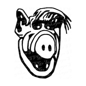 Alf SVG DXF PNG pdf jpg eps dateien | Vektor | Alf Tv Show svg