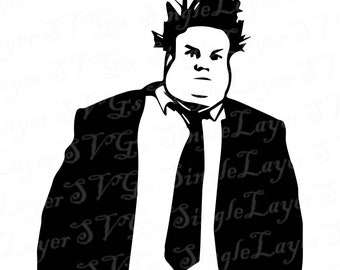 Tommy Boy Chris Farley SVG DXF PNG pdf jpg eps vector files | cricut, cameo, Silhouette, cut file, stencil, clip art