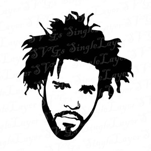 J. Cole SVG DXF PNG pdf jpg eps bestanden | Vector