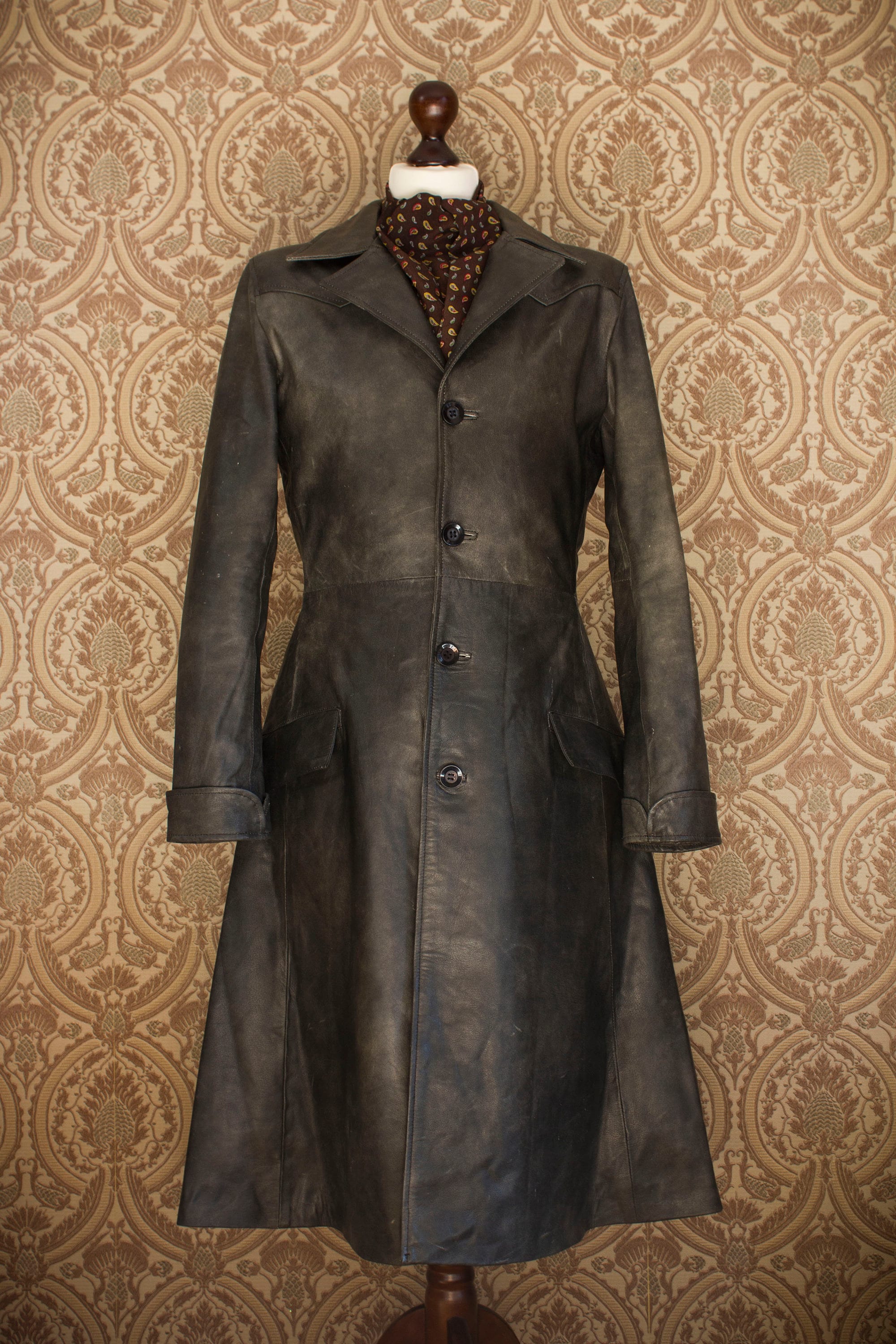 Bloodborne Hunter Style Long Leather Coat Duster Steampunk Victorian Fantasy Etsy Ireland