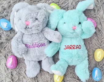 Super Cute Personalised Bunny, Small Bunny, Bunny Plush, Custom Bunny, Adorable Gift, Baby Boy, Baby Girl, Easter Plush, Easter Bunny