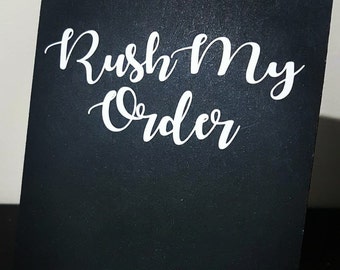 Rush My Order