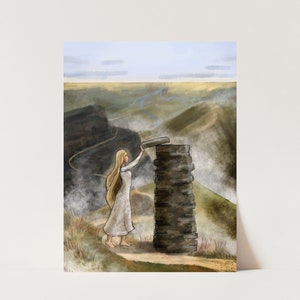 Stone of Help Print -- Come Thou Fount Art -- Blessings Art