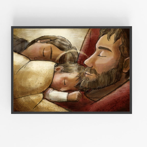 Digital Download - Silent Night Nativity Print