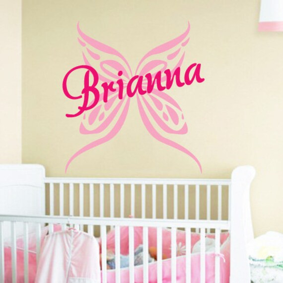 wall name stickers nursery