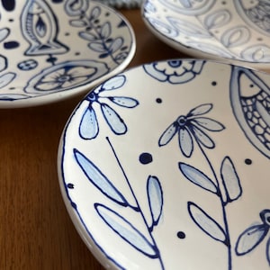 Plates. Hand painted. Made to order. Available in 8&quot;10&quot; 12&quot;