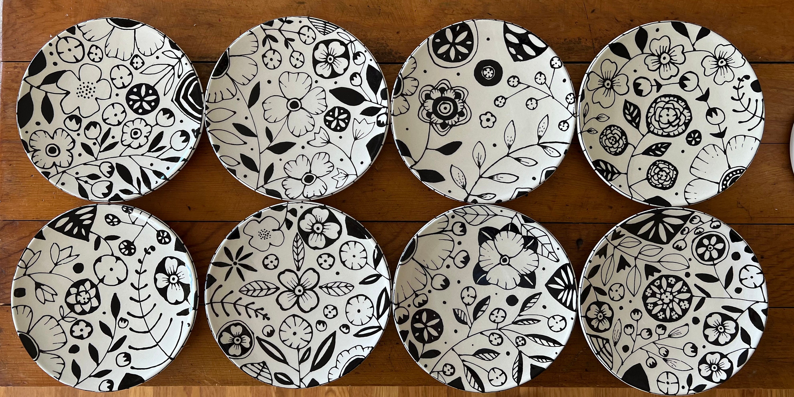 Plates. Hand Painted. Made to Order. Available in 8
