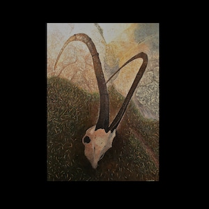 V. Winkler- Original Painting, Mixed media, Painting, Vintage painting, Canadian Painter, Quebec Painter