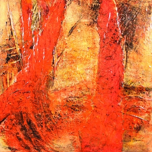 M. Clermont - Original Painting, Mixed media, Vintage painting, Canadian Painter, Quebec Painter