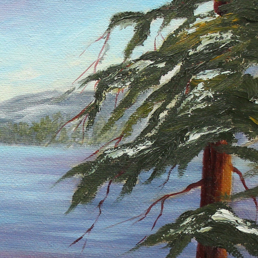 A. Leblanc Canadian Landscape Oil painting Canadian Artist Etsy España