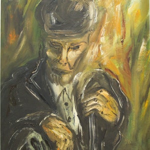 T. Jutras- Original Painting, Oil Painting, Vintage painting, Canadian Painter, Quebec Painter