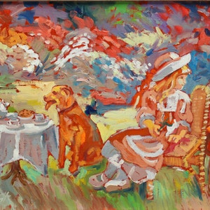 Y. Provost - Original Painting, Oil Painting, Vintage painting, Canadian Painter, Quebec Painter