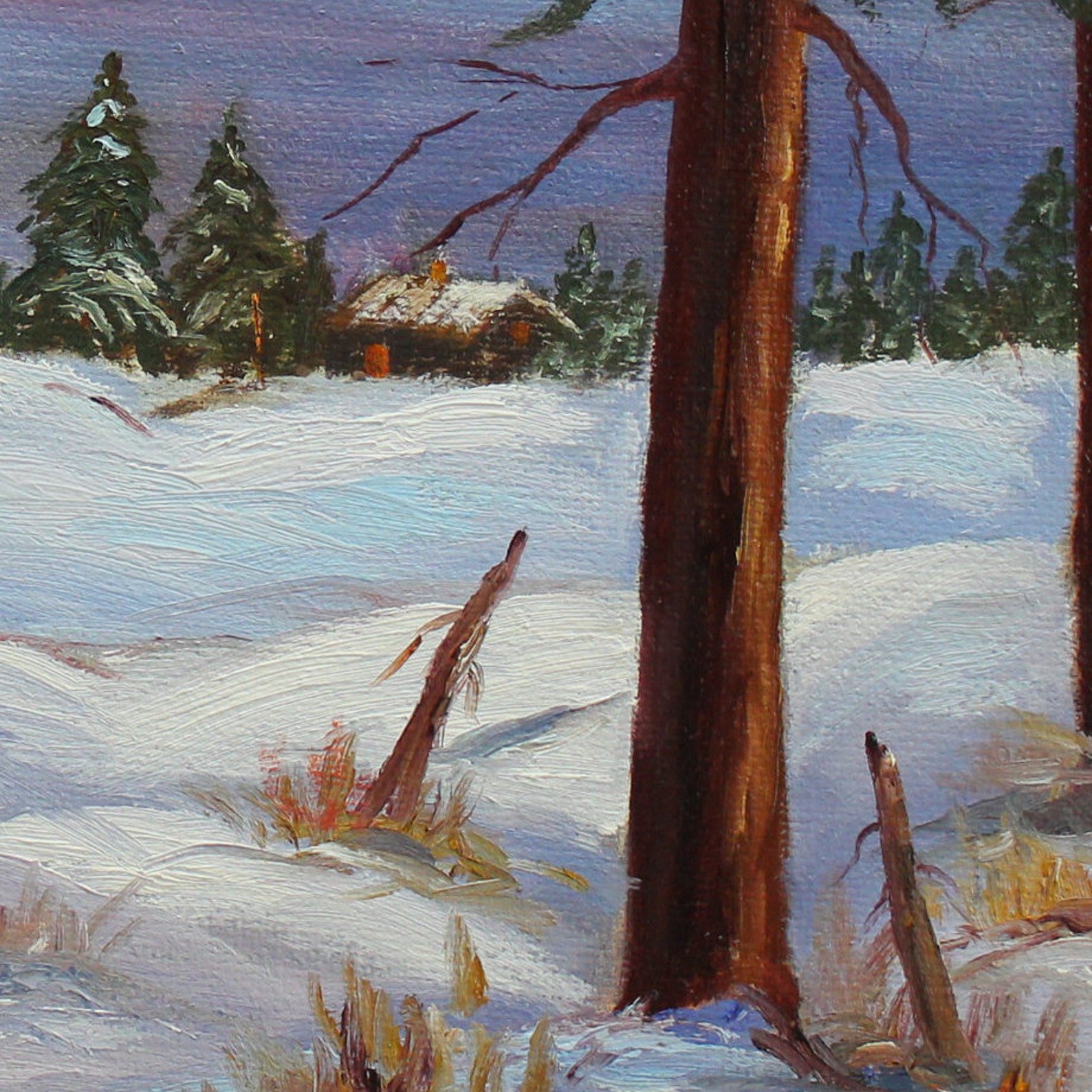 A. Leblanc Canadian Landscape Oil painting Canadian Artist Etsy España