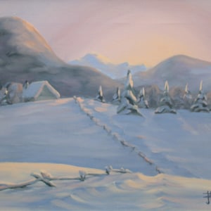 J. P. Lapointe - Canadian Landscape Oil painting, Canadian Artist, House warming gift, Mothers day gift, Birthday gift, Wedding gift