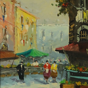 A De Vity - Original Painting, Oil Painting, Vintage painting, Canadian Painter, Quebecc Painter