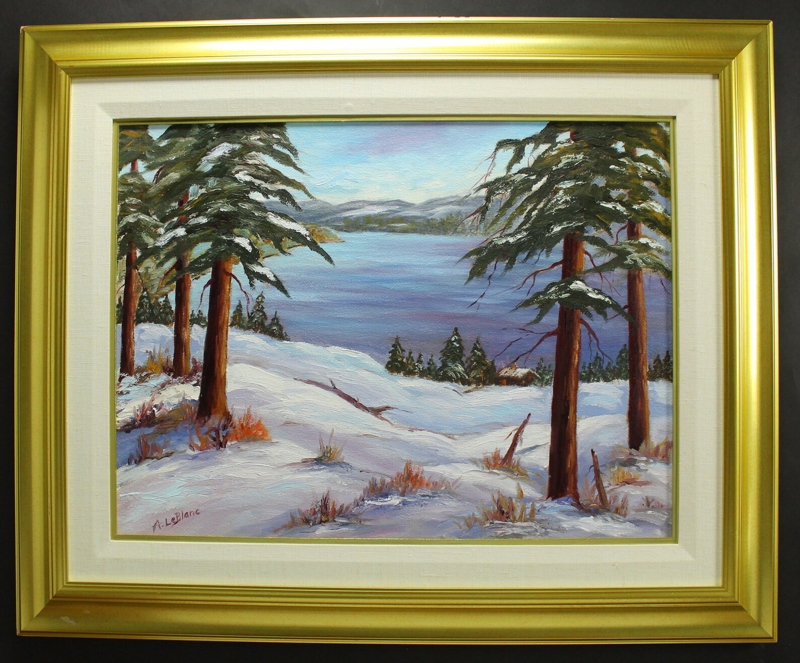 A. Leblanc Canadian Landscape Oil painting Canadian Artist Etsy España