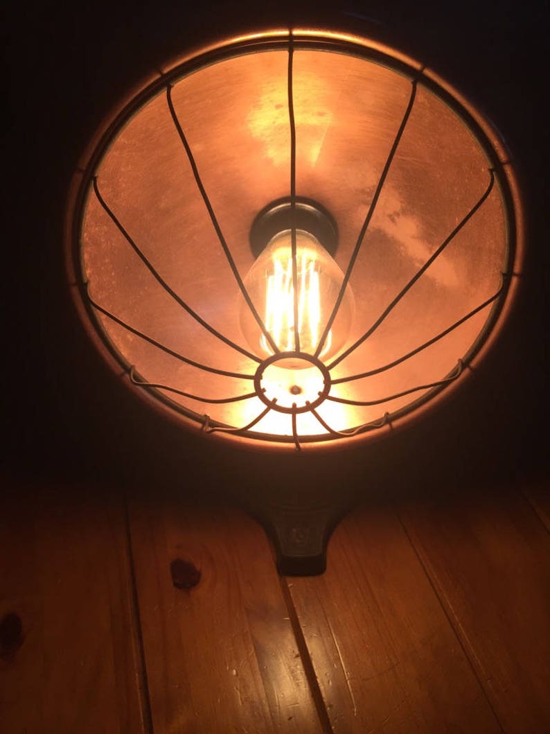 Vintage Repurposed Cozy Glow Edison Lamp Rustic Chic | Etsy