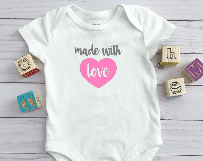 Made with Love Baby Body Suit