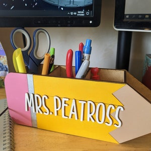 Teacher Personalized Pencil Holder image 5