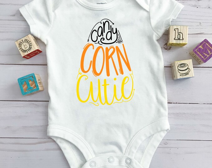 Candy Corn Cutie Baby Shirt