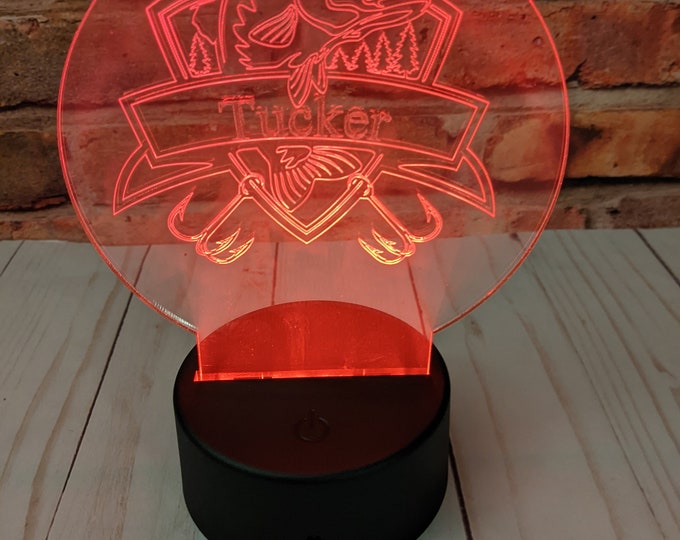 Fishing Themed LED Light